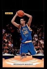 Signed Basketball Card Auto Brandan Wright 2009-10 Panini #249 Warriors