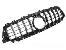Kühlergrill Passend für Mercedes CLA W118 2023-2025 Sportgrill Schwarz Chrom