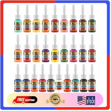 Solong Tattoo Ink Set 28 Colors 5ml Pigment Kit Professional Tattoo Supply