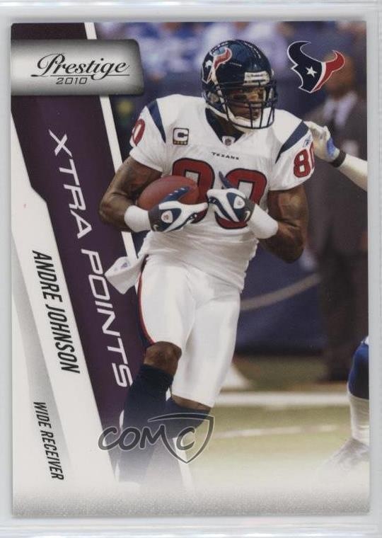 2010 Panini Prestige Xtra Points Purple 14/50 Andre Johnson #76 HOF fs9