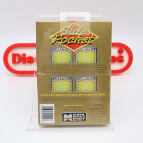 NES Nintendo Game SIDE POCKET POOL - NUOVO e sigillato in fabbrica con autentica cucitura ad H!