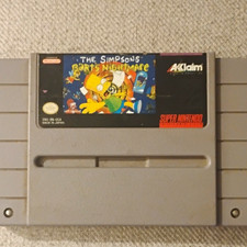 Acclaim The Simpsons: Bart's Nightmare (Super Nintendo SNES) Cartridge NTSC-U/C