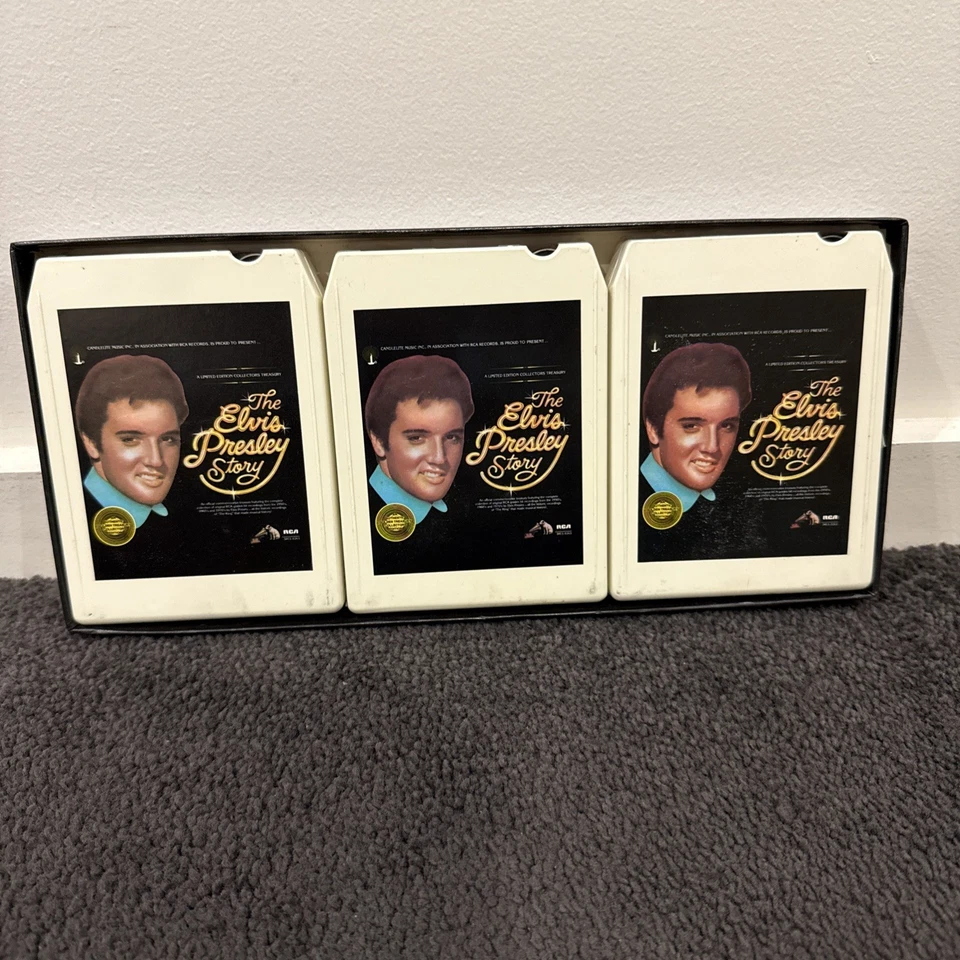 The Elvis Presley Story Authentic Golden Treasury Collector's Ed 3 Cassette Set - Image 4 of 4