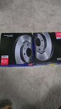 2x pair Brake Discs Rear Solid Fits Ssangyong APEC SDK7009