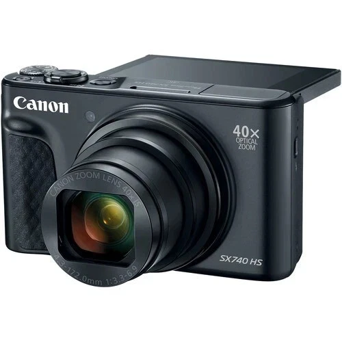 Canon PowerShot SX740 HS 20.3MP Compact Camera Black 40x Zoom 4K WiFi AU Stock - Image 4 of 4