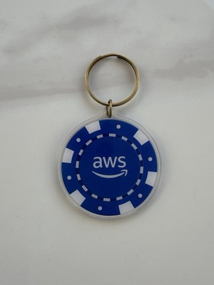 AWS Key Ring Key Chain - Brand New With Tags