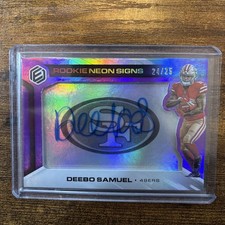 2019 Panini Elements - Rookie Neon Signs Deebo Samuel #RNS-DS Purple 24/25 