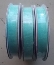 Lot 3 Pool Party Stampin' Up Sheer Ribbon 3/8" Wide 10 Yards Each Roll 152462