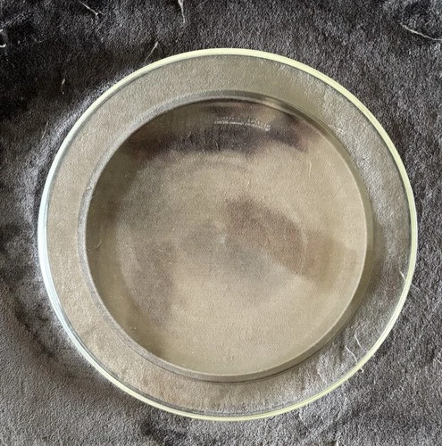 PYREX Clear 12” Pizza Plate Round Baking Pan Glass Serving Platter Vintage #212