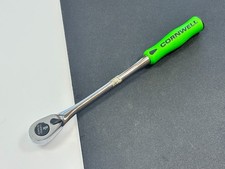 πΊπΈ Cornwell Tools USA TR72HNGB 1/4β Drive 72T LONG GREEN Soft Grip Ratchet NOS