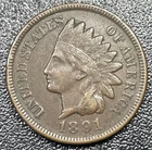 1891 Indian Head Cent 1c Better Grade Environment Damage