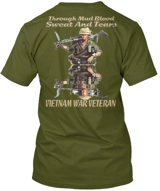VETERAN VIETNAM T-Shirt Made in the USA Size S to 5XL