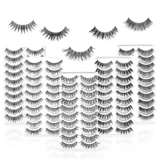 50 Pairs 5 Styles MUSELASH False eyelashes set professional 100% Handmade natura