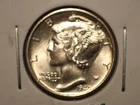 1940 S Mercury Dime...Gorgeous White and Lustrous GEM BU !!!