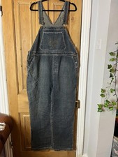 Vintage Falls Creek Denim Dungarees Size L Y2K Blue Vintage Workwear Baggy