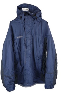 Columbia Windbreaker Jacke blau Größe L Herren Interchage Freizeit Outdoor 022966