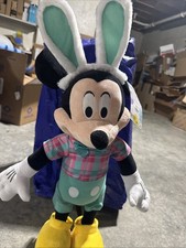 Disney 2024 Mickey Mouse Easter Door Porch Greeter Plush 24 Brand New Tags Gemmy