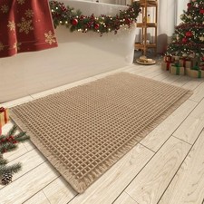 Upgraded Waffle Bath Mat, Super Absorbent Non Slip Bath Mats for Bathroom