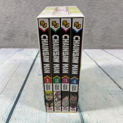 チェンソーマン 英語版 全巻セット　ポスター付き Chainsaw Man Volumes 1-4 Box Set Paperback Books English - No