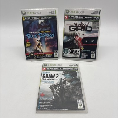 Lot of 3 Xbox 360 Demo Discs w/ Cases #75, #86 & #87