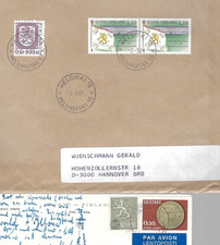 Finnland - Brief/Karte - gestempelt