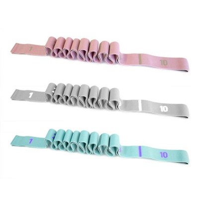 Elastisches Band, Stretching-Gurt, nummerierte Segmente, Tanz, Körperformung