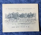 1895 117th NY Volunteers Veteran Association Reunion Invitation/Program