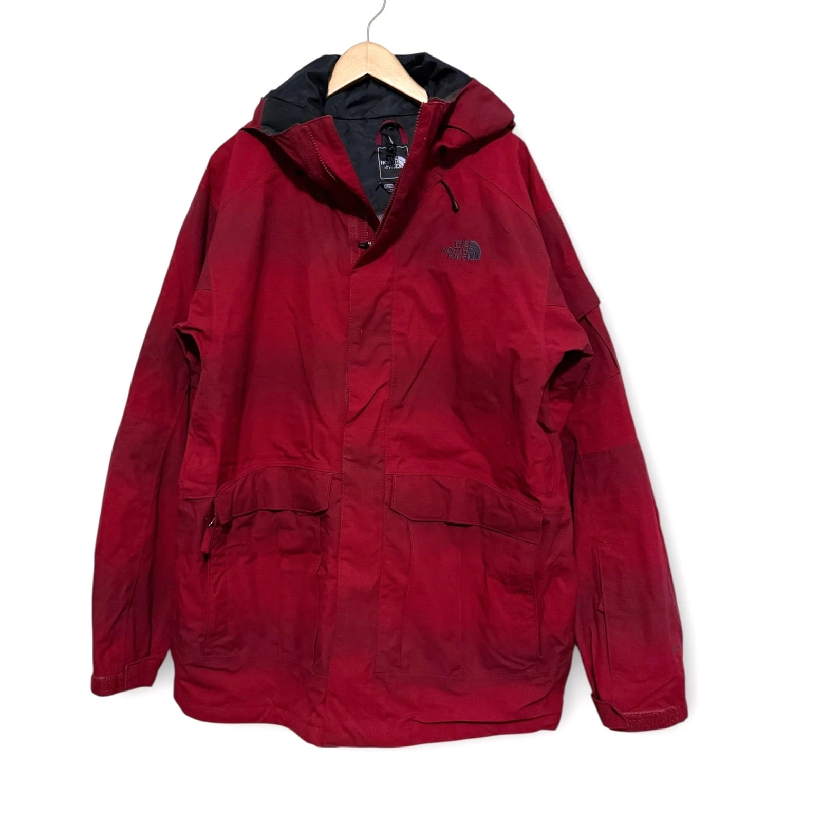 The North Face Red Waterproof Jacket Mens XL Hiking Outdoor Winter Sports