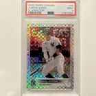 2022 Topps Chrome X-Fractor #99 Aaron Judge PSA 9 New York Yankees Jersey Match