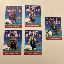 Kevin Garnet - Vince Carter - John Stockton - LaMelo Ball - 8-Bit Ballers