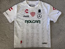 Rayos Del Necaxa Youth Kids 10-11 Years Away Soccer Jersey Playera de Niño 10-11