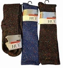 3 Hue Graduated Compression Knee High Womens Socks Gray 8-15 mmHg 4-10 New Tweed