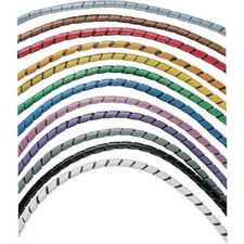 Panduit - T75F-C0 - PANDUIT Spiral Wrap - Cable Wrap - Black