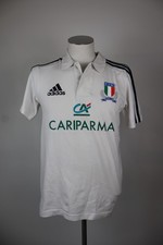 ADIDAS ITALIA RUGBY MAGLIA POLO UOMO 4 M MAN VINTAGE SPORT T-SHIRT JERSEY LOGO