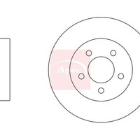 Apec Bremscheibe FüR Jeep Cherokee KJ 2001-2008 Vorne Einzel