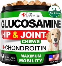 Vet Promise Glucosamine for Dogs - Hip and Joint 120 Chews, Chews
