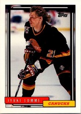 1992-93 Topps #510 Jyrki Lumme Vancouver Canucks