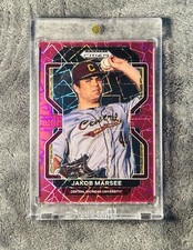 Jakob Marsee 2022 Prizm Draft Picks Pink Velocity SSP Prizm Rookie Parallel