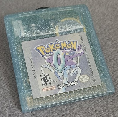 Pokemon Kristall Version Nintendo Gameboy Color NTSC USA Original Neue Batterie