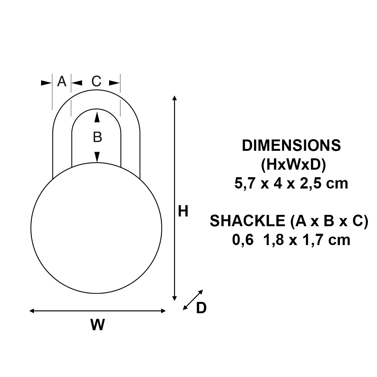 Cadenas à code Master Lock 1533EURD petit format en métal couleur aléatoire - 4