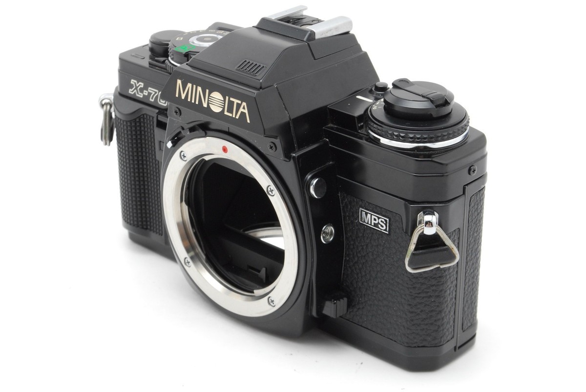 NEAR MINT] Minolta X-700 Black 35mm Film Camera MD 50mm f1.4 Lens