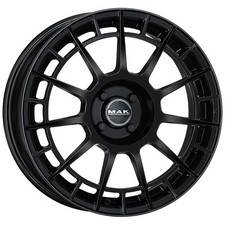 JANTES ROUES MAK NTT POUR FIAT ABARTH 124 SPIDER 7.5X18 4X100 GLOSS BLACK CPE