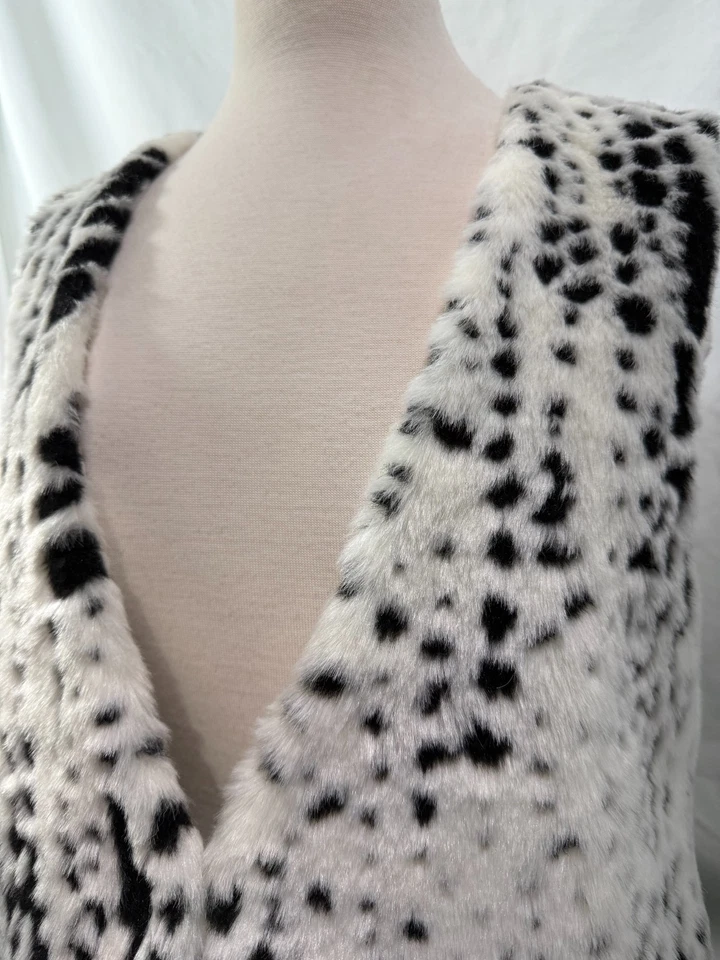 Chaleco Faux F Philosophy Republic Ropa Pequeño Nuevo Con Etiquetas Blanco y Negro Foto 3 de 4