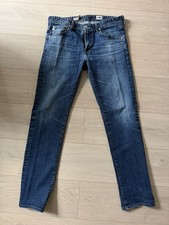 AG Adriano Goldscmied Men's The Matchbox Slim Straight Jeans 33x32 Blue Denim