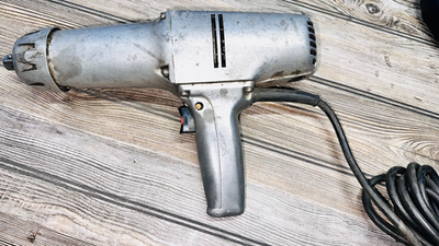 #ad Vintage Powr Kraft Montgomery Ward Adjustable Impact Tool 1 2 Impact Wrench $115.99