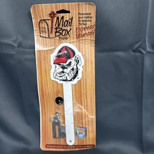 Mailbox Topper Flag - University of Georgia Bulldogs - NEW / Open Package