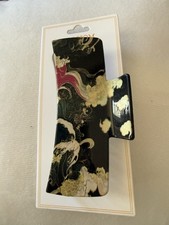 Blossom Black, White, Pink 4in. Hair Claw Clip