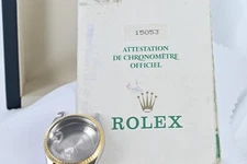 Rolex 34mm Oyster Perpetual Wristwatch Case Ref 15053 - 1988 & Papers