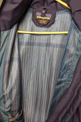 Patagonia Snowshot H2NO Recco Vented Waterproof Shell Blue Ski