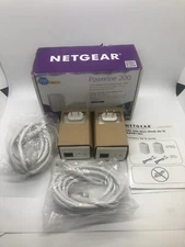 Netgear Powerline 200 XAVB1301 Extend Wifi Internet Access, Lot Of 2 Open Box.